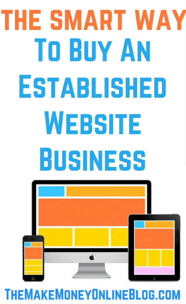 how to buy an established website business