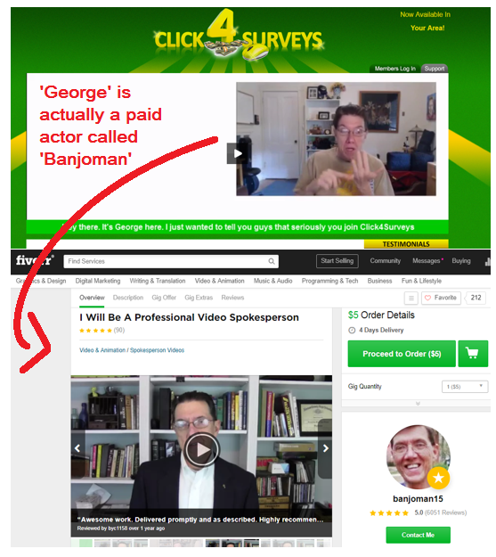 proof that click4surveys is a scam