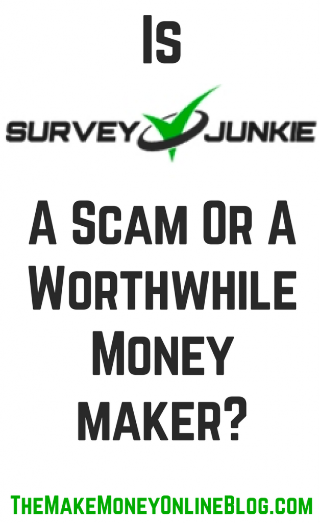 is survey junkie a scam or not