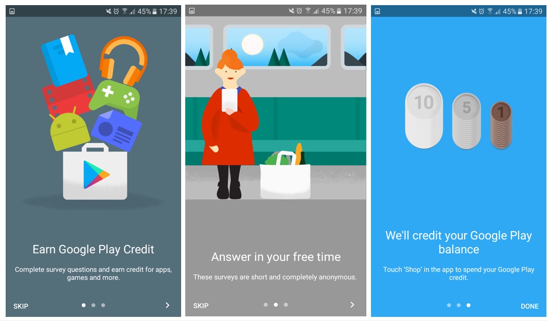 the google opinion rewards app review