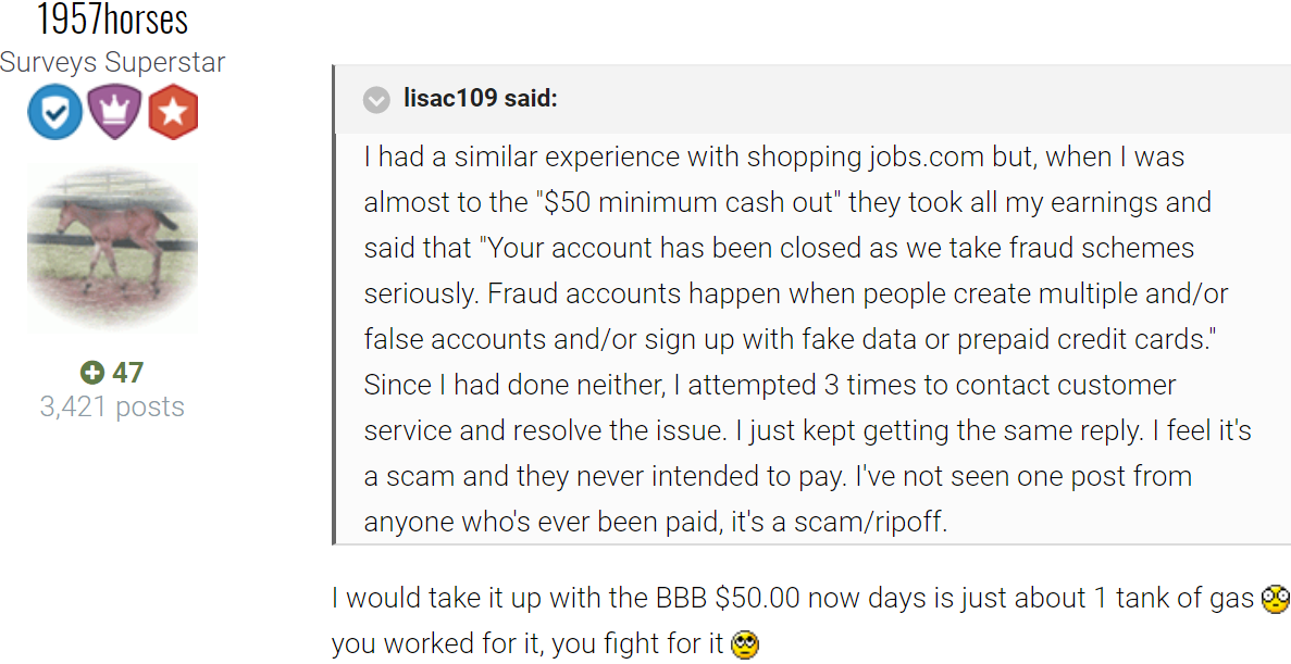 is shoppingjobs.com a scam or legit