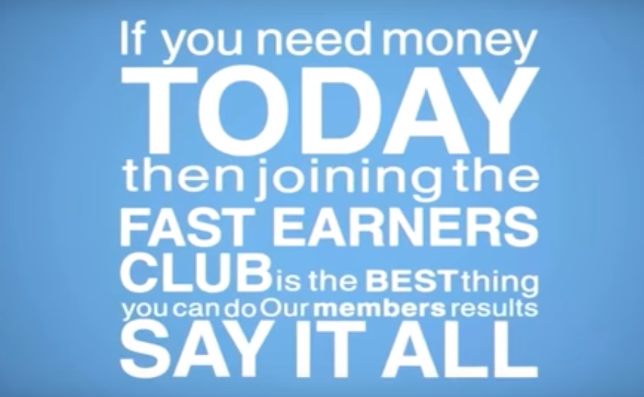 make money with the fast earners club