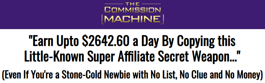 is the commission machine a scam or legit