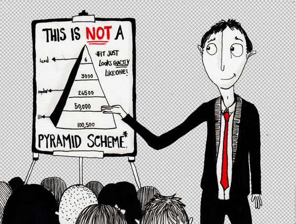 6 steps to freedom pyramid scheme scam