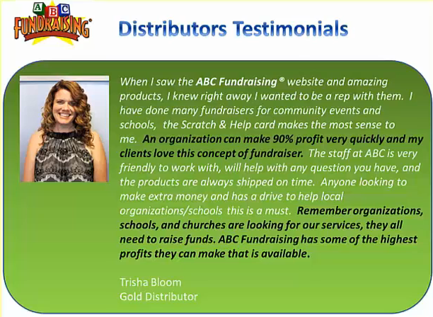 become an abc fundraising distributor