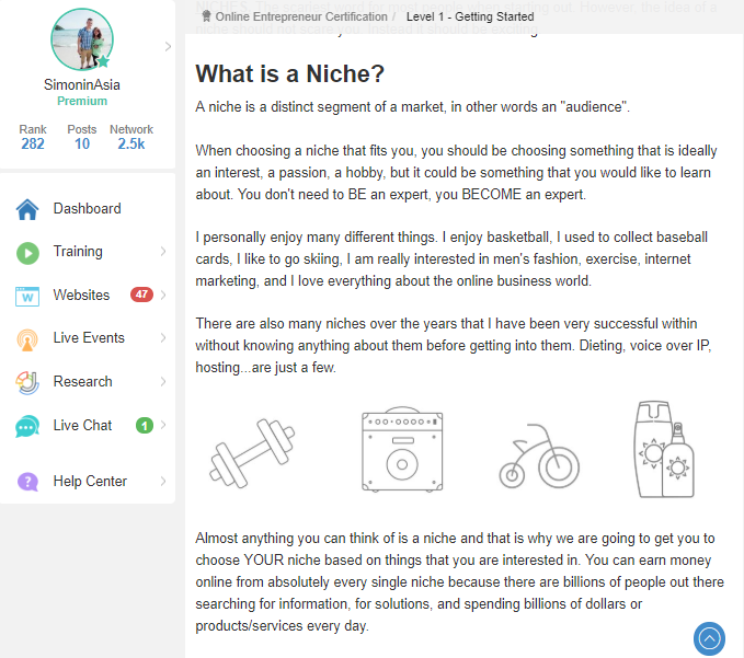 what is a niche