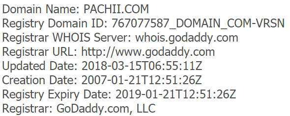 pachii website