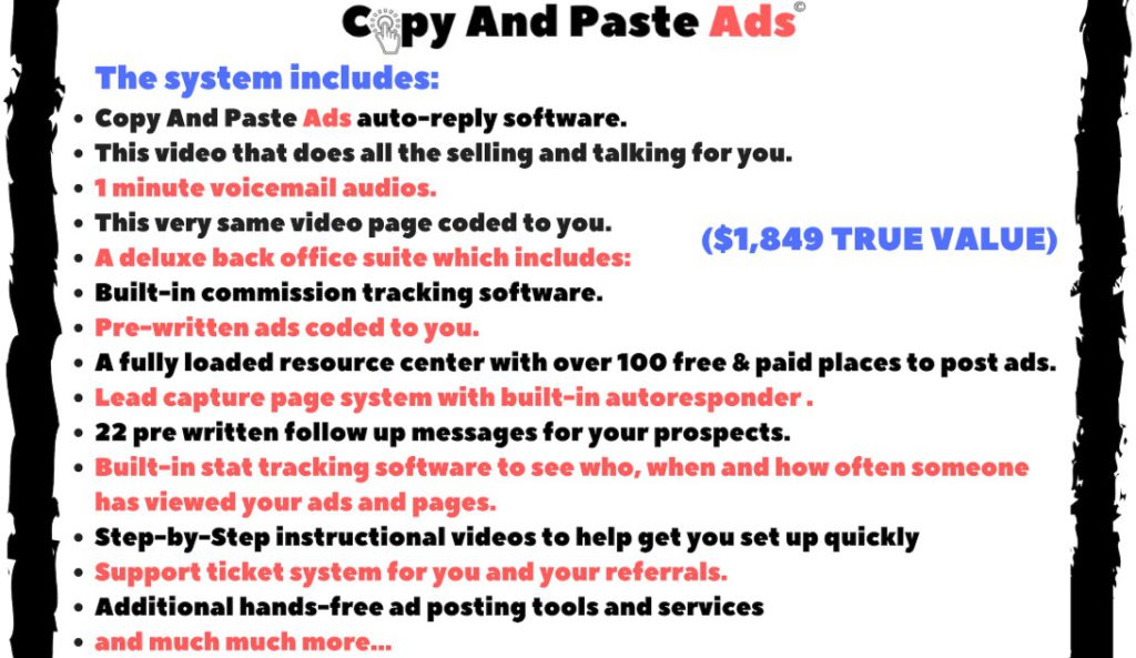 copy and paste ads scam