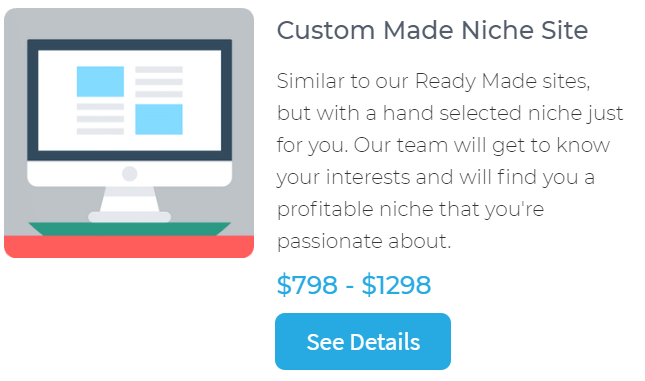 custom made niche websites