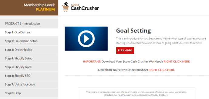 ecom cash crusher training course