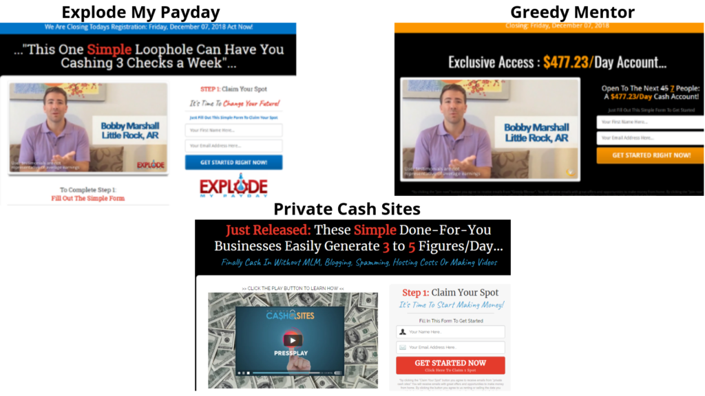 private cash sites vs greedy mentor vs explode my payday scams