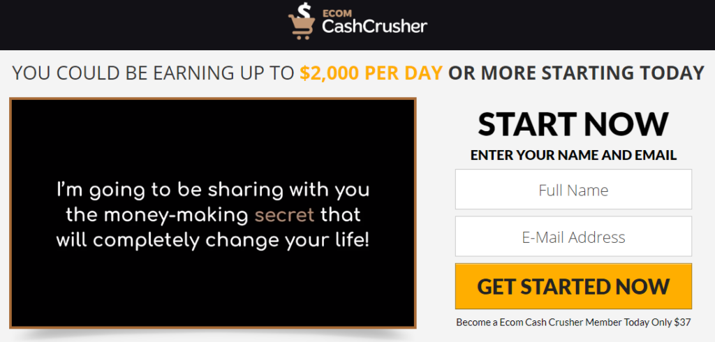 what is ecom cash crusher