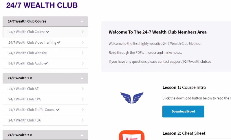 24-7 wealth club scam or legit