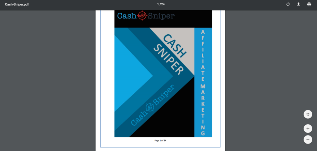 cash sniper pdf