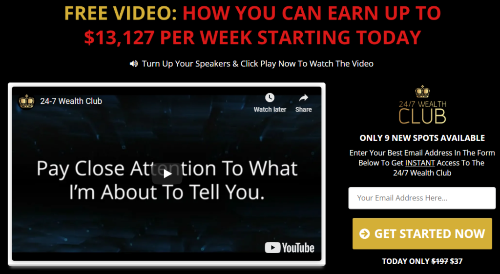 What Is 24/7 Wealth Club