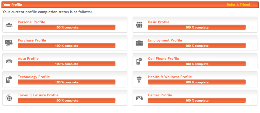 my project payday profile