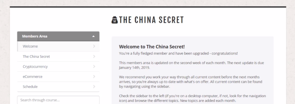 the china secret scam