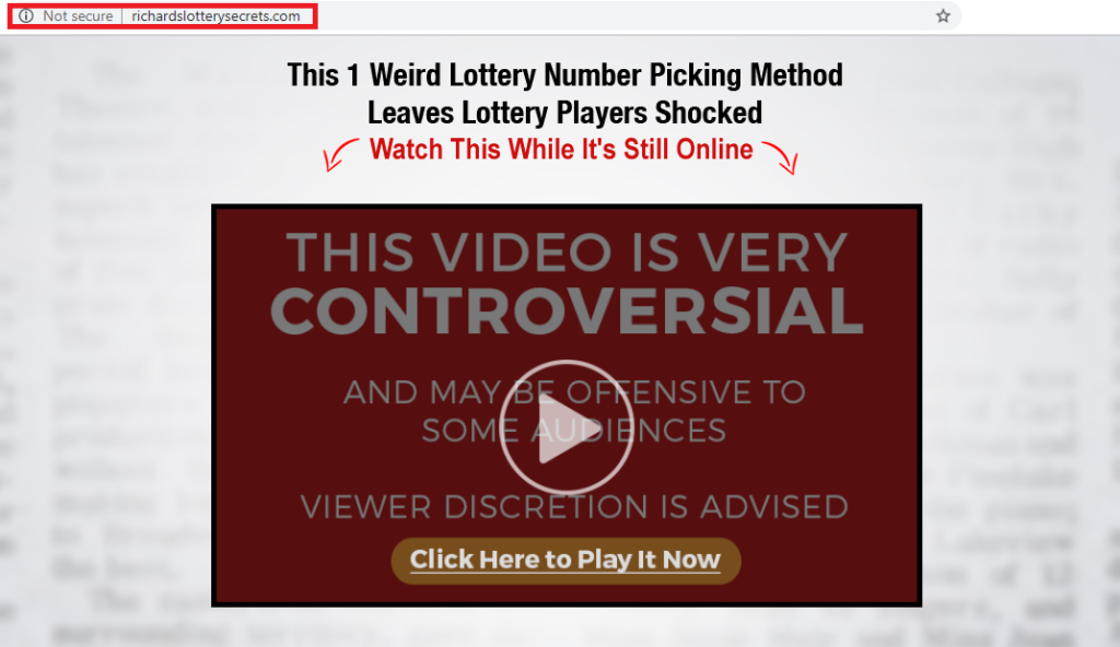 richards lottery secrets homepage