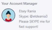 account manager info