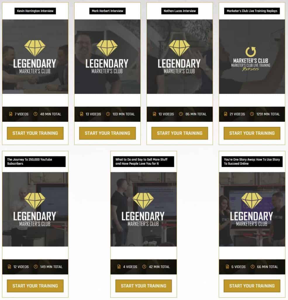 legendary marketer club course content review