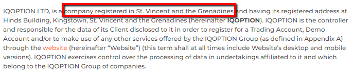 IQ_Option St. VIncent And The Grenadines