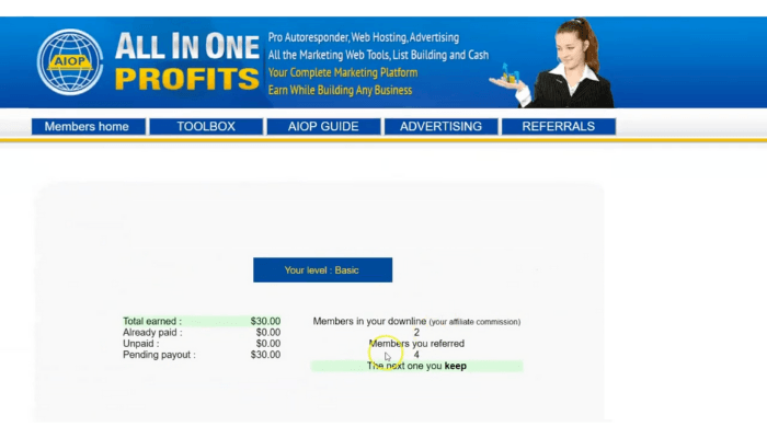 All In One Profits Members' Area