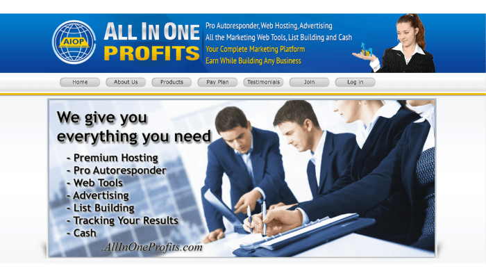 All In One Profits Website