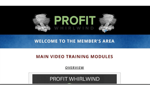 Profit Whirlwind Members' Area