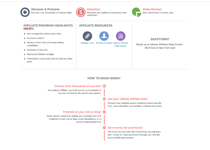 Udemy Affiliate Program