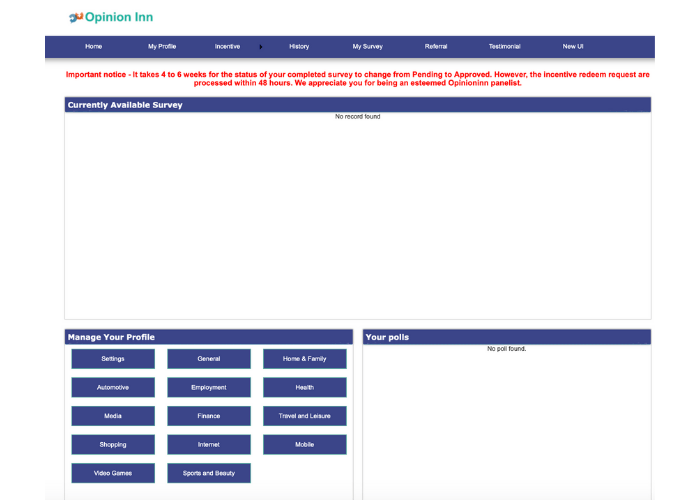 Opinion Inn Members' Area For Users Outside The US, UK, Canada, Australia, And India