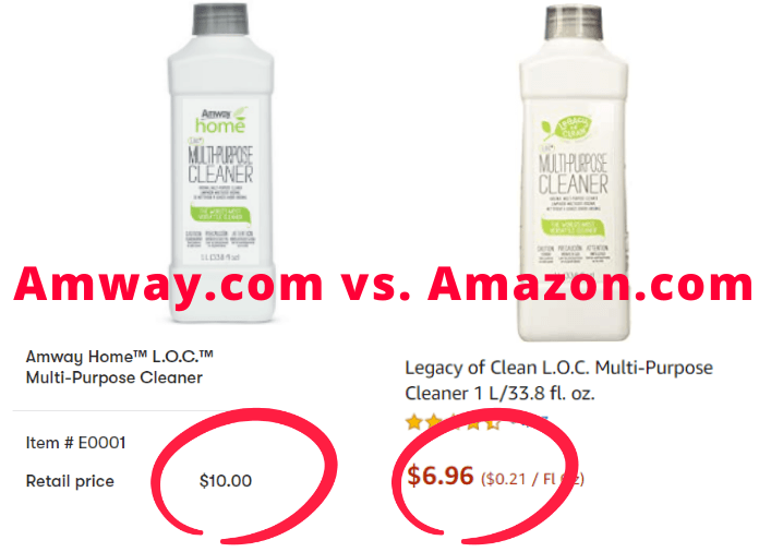 amway vs amazon