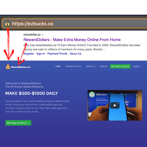 EZ Bucks, InboxDollar.co, RewardDollars.co Similarities
