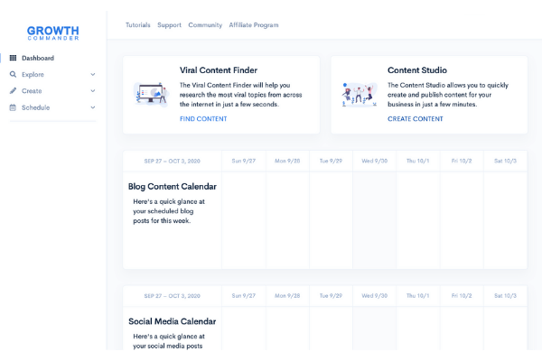 Growth Commander Dashboard