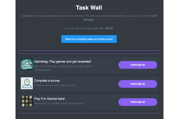 Money Genie Task Wall