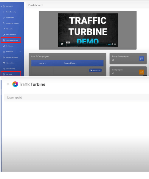 Traffic Turbine Dashboard