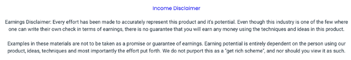 Affiliate Funnel Bots Disclaimer