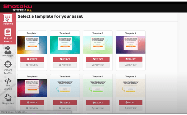 Shotoku System Boring Page Template