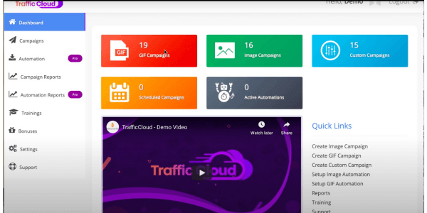 Traffic Cloud Dashboard