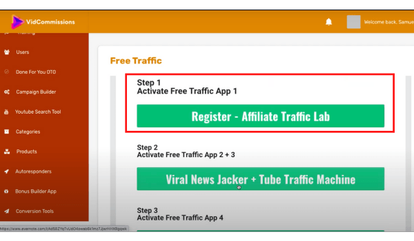 Affiliate Traffic Lab Free In Vidcommissions