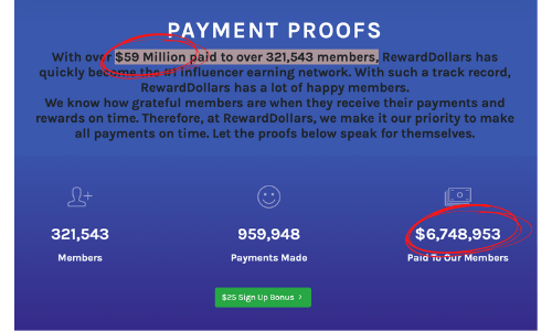 Reward Dollars Payout Mistake