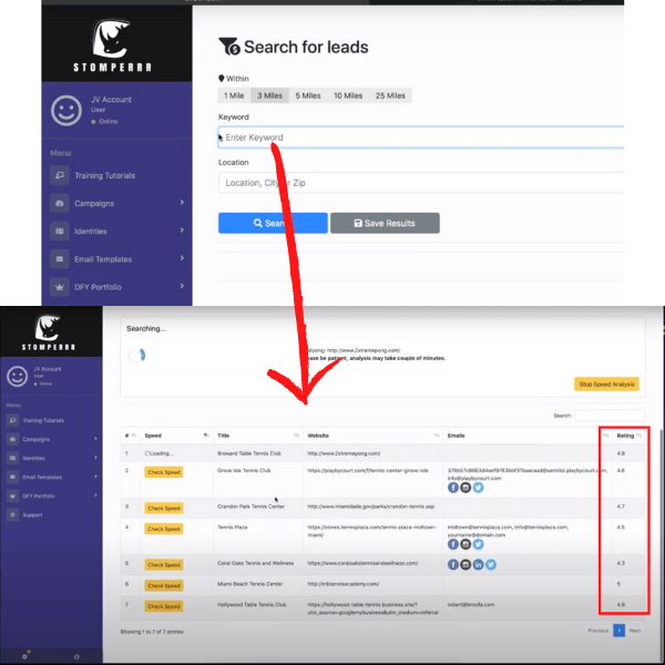 Stomperrr Keyword Search