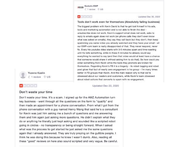 AMZDFY Trustpilot Bad Reviews