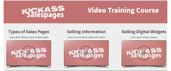 My Unfair Advantage Sales Page Training Videos