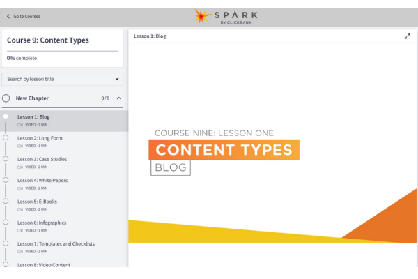 Spark By ClickBank Course 9